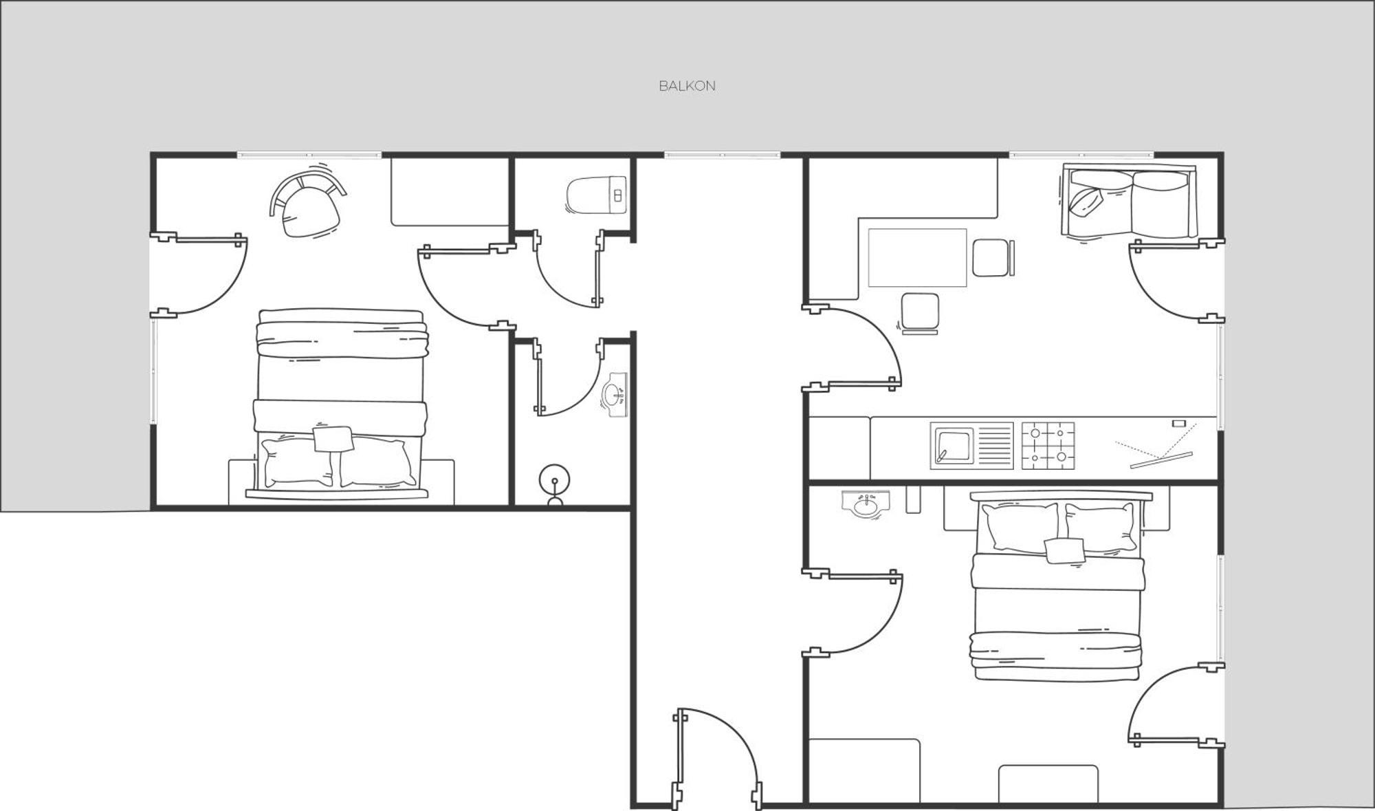 Appartement Rosengarten Langenfeld Room photo